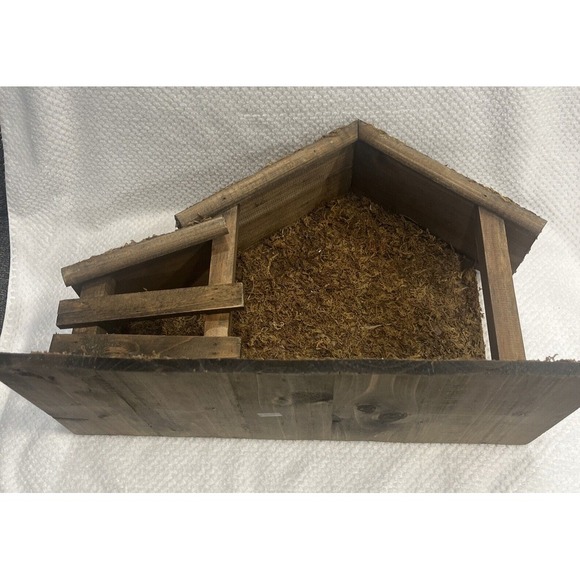 Vintage Boyds‎ Bears 2005 Plush Nativity Set #567957  Wooden Manger Crèche EUC! - Picture 8 of 8